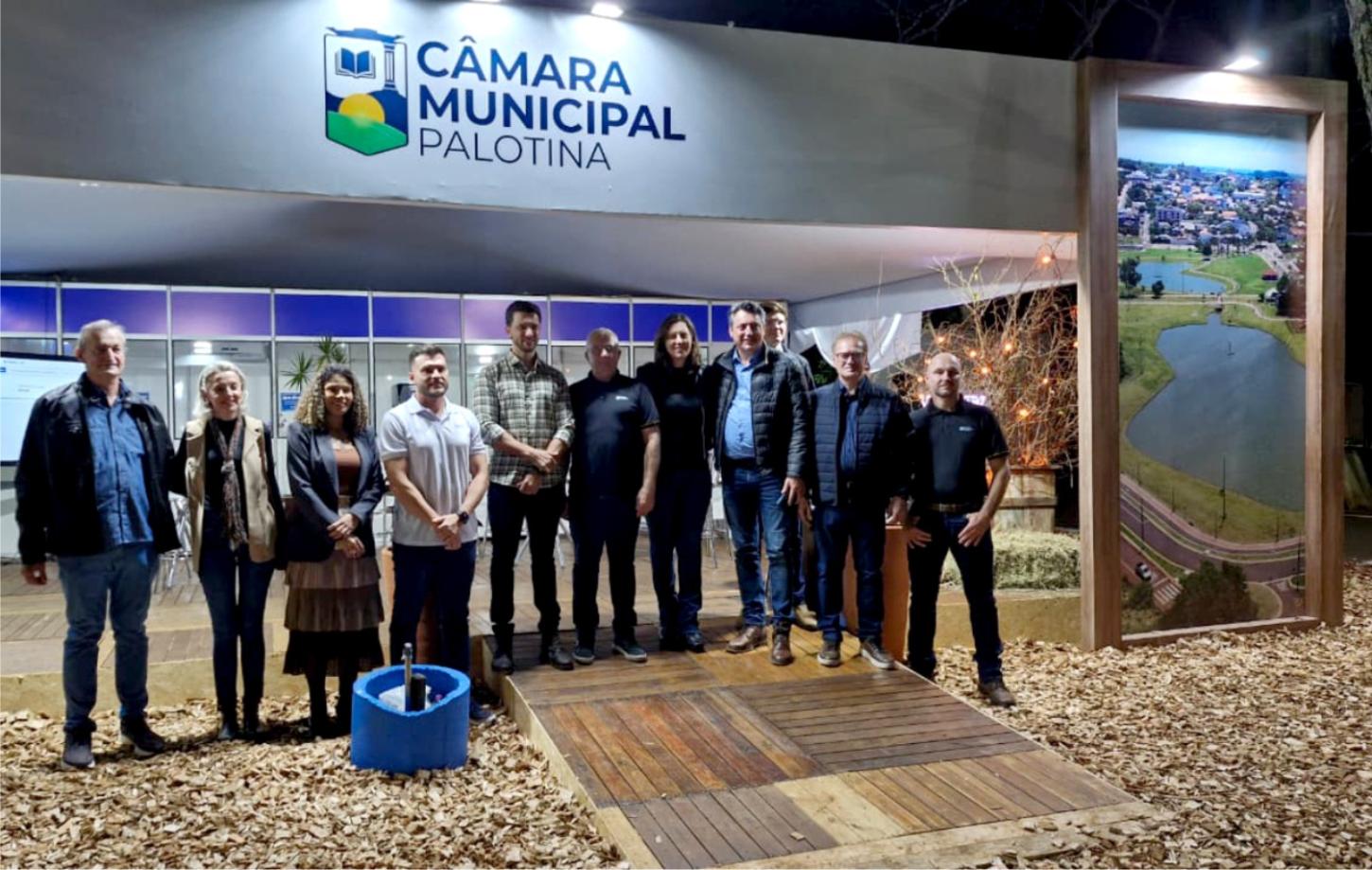 Câmara inaugura estande na Expo Palotina 2026