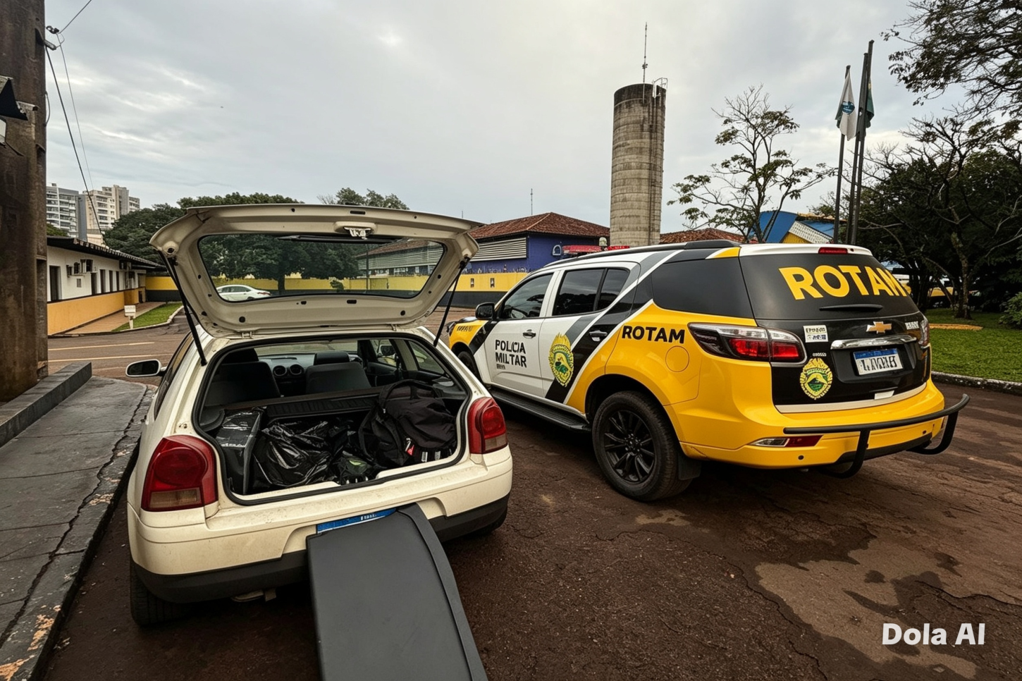 Carga milionária do contrabando é interceptada pela Polícia Rodoviária