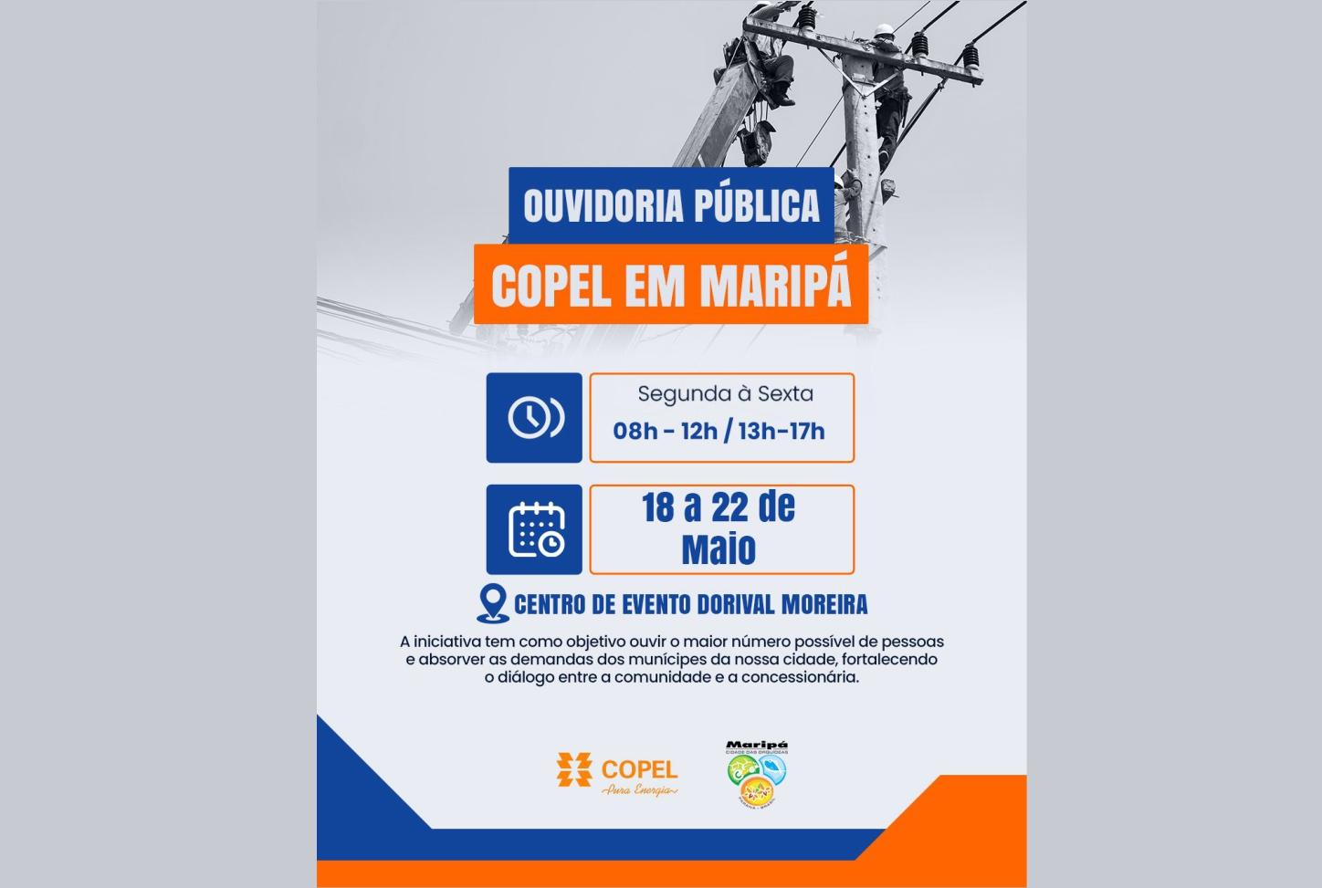 Copel abre Ouvidoria Pública em Maripá