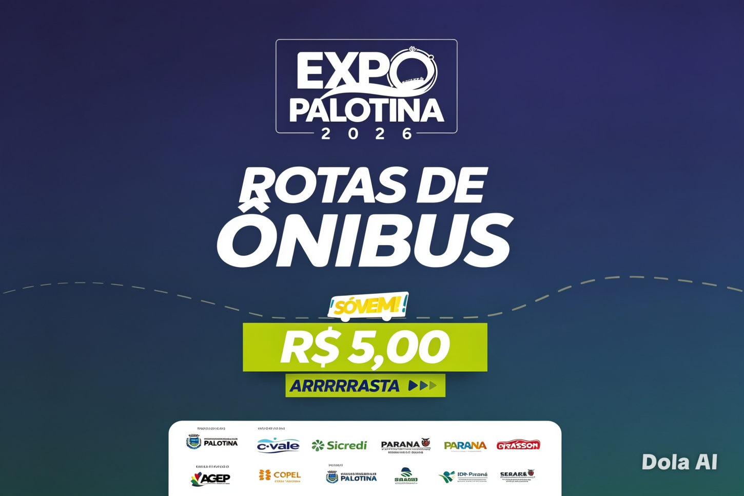 Expo Palotina 2026 terá transporte público especial com quatro rotas durante os dias de festa