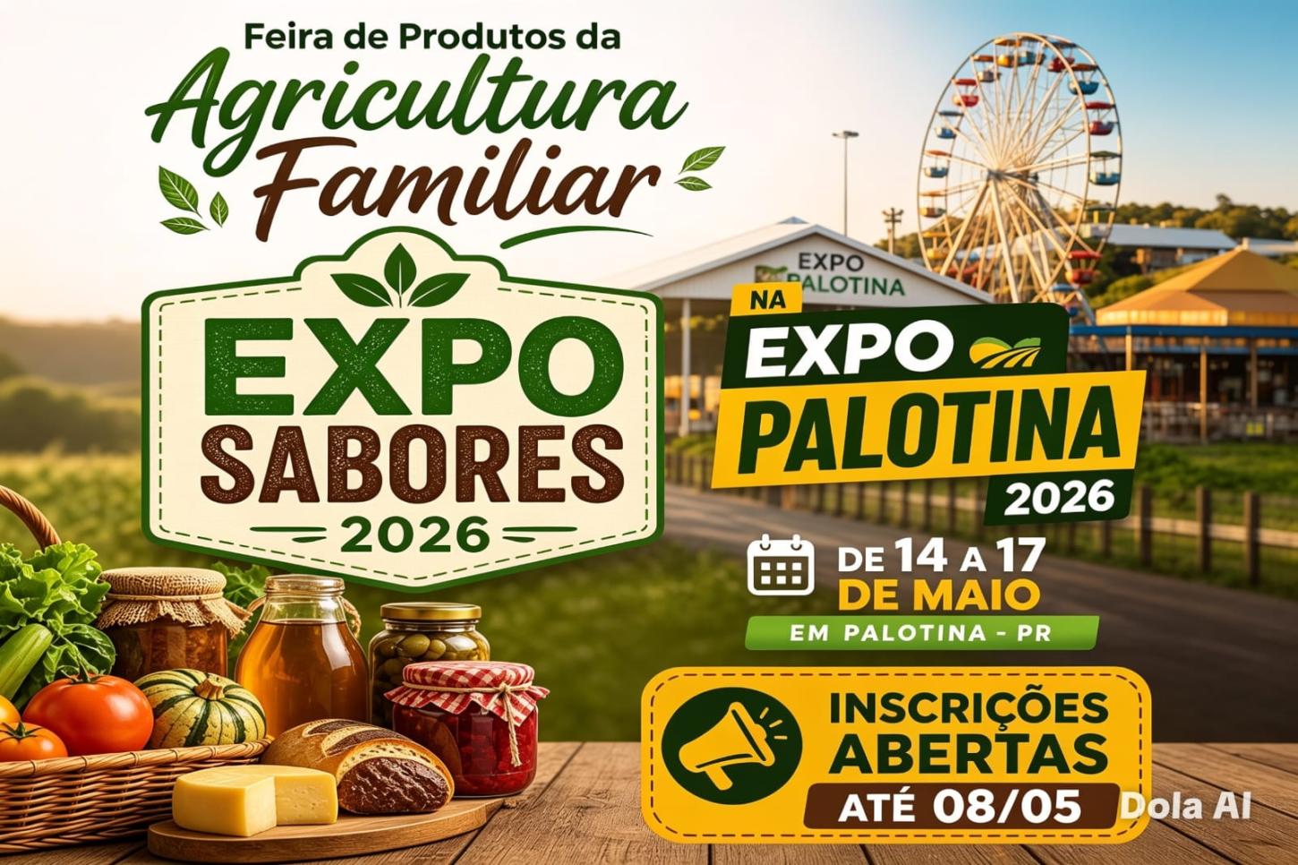 Expo Sabores 2026 abre inscrições e reforça valorização da agricultura familiar em Palotina