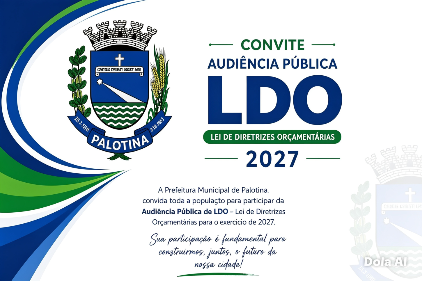 Palotina abre espaço para população ajudar a definir prioridades do orçamento de 2027