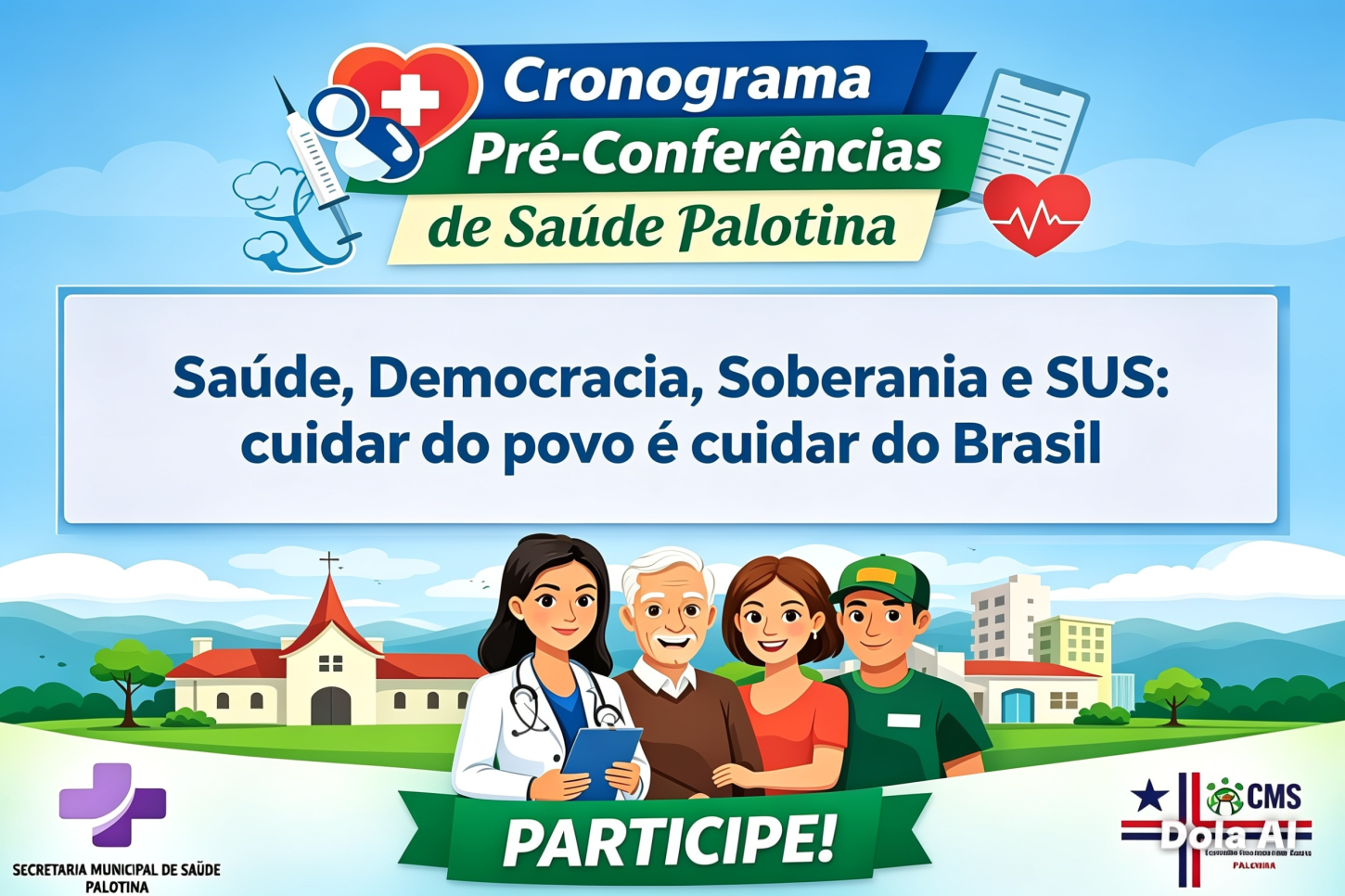 Palotina divulga cronograma das Pré-conferências para ouvir a população