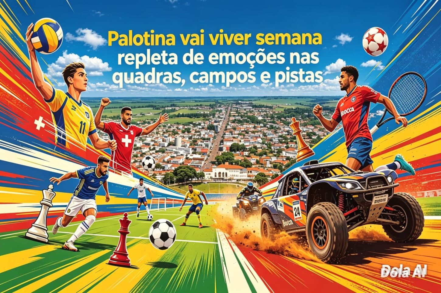 Palotina vai viver semana repleta de emoções nas quadras, campos e pistas