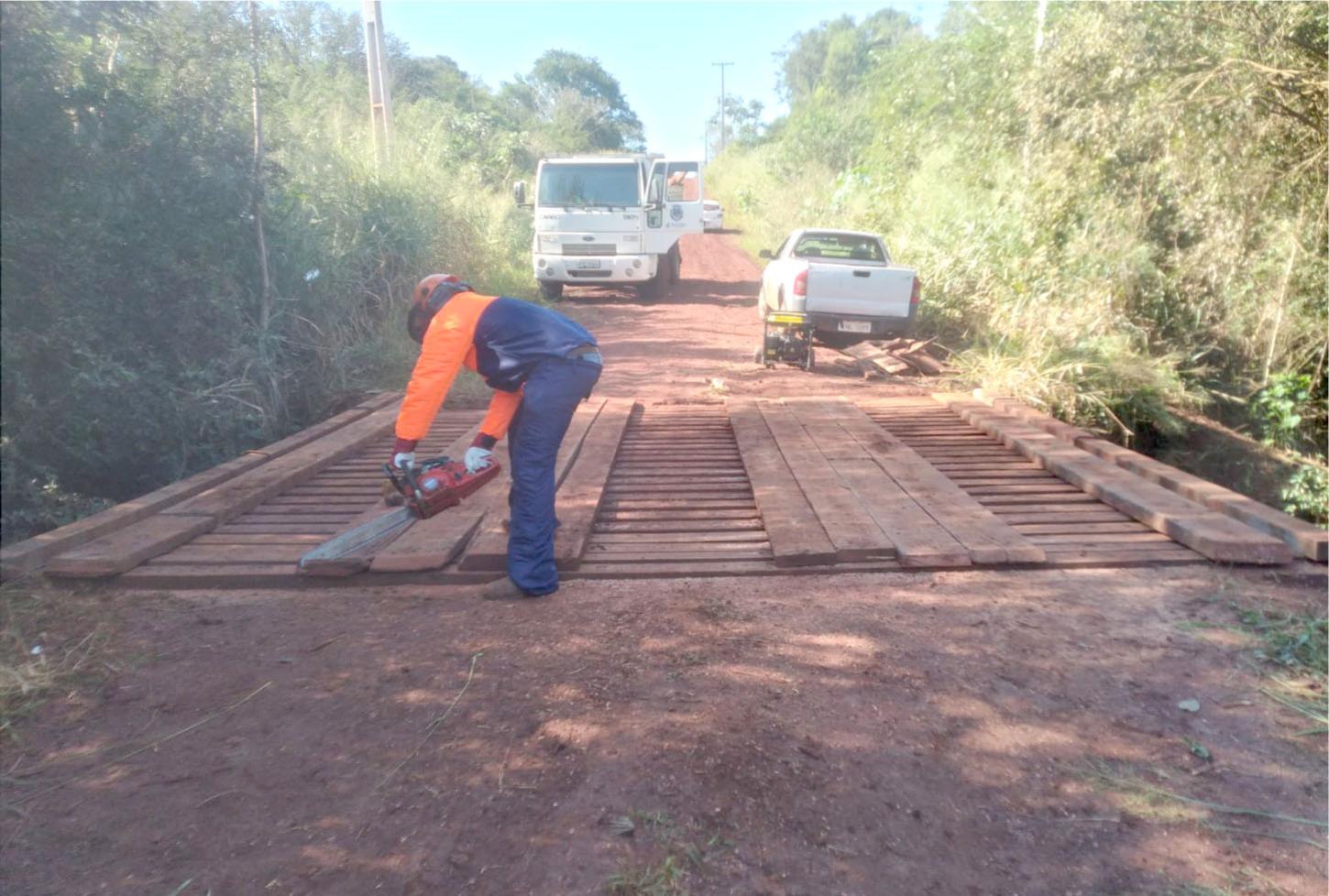  Ponte recuperada reforça logística rural em Palotina
