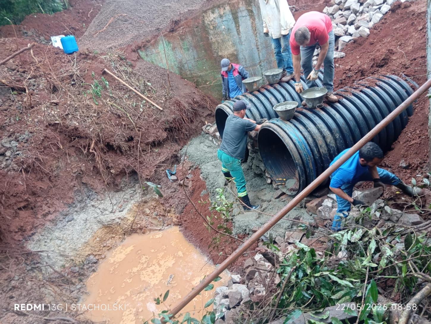 Pontes do interior de Palotina passam por adequações para garantir mais segurança, trafegabilidade e eficiência no escoamento da produção rural