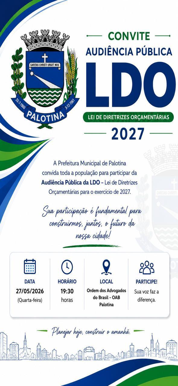A participação da população na audiência pública é de extrema importância