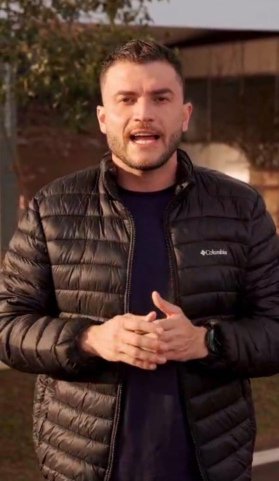 Vereador Thiago Mostachio destaca programação e nova identidade visual da Câmara na Expo Palotina 2026