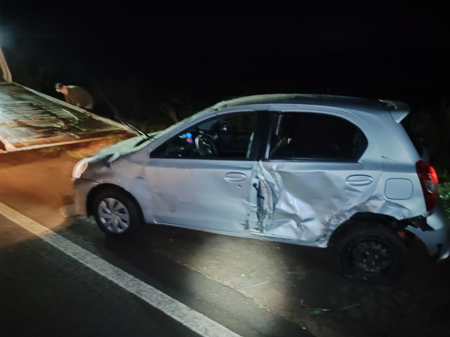Motorista de 51 anos é preso por embriaguez após colisão na PRC-27