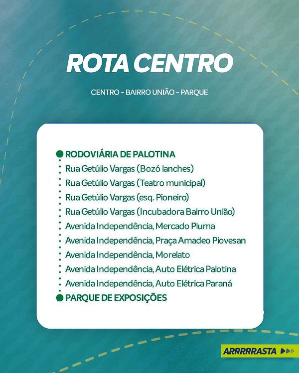 🚌 Rotas especiais do transporte coletivo vão facilitar o acesso do público à Expo Palotina 2026
