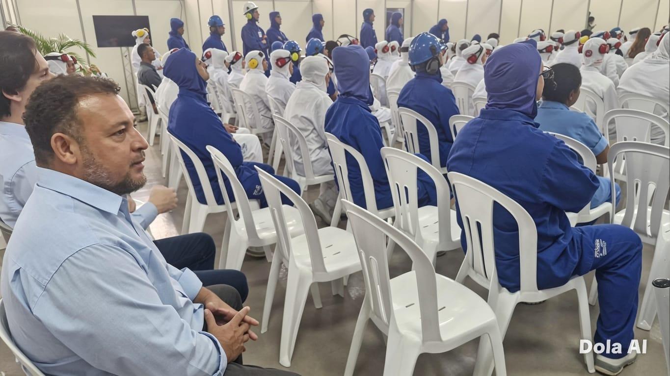 Semana da Gente reforça cuidado com trabalhadores no Abatedouro de Frango da C.Vale