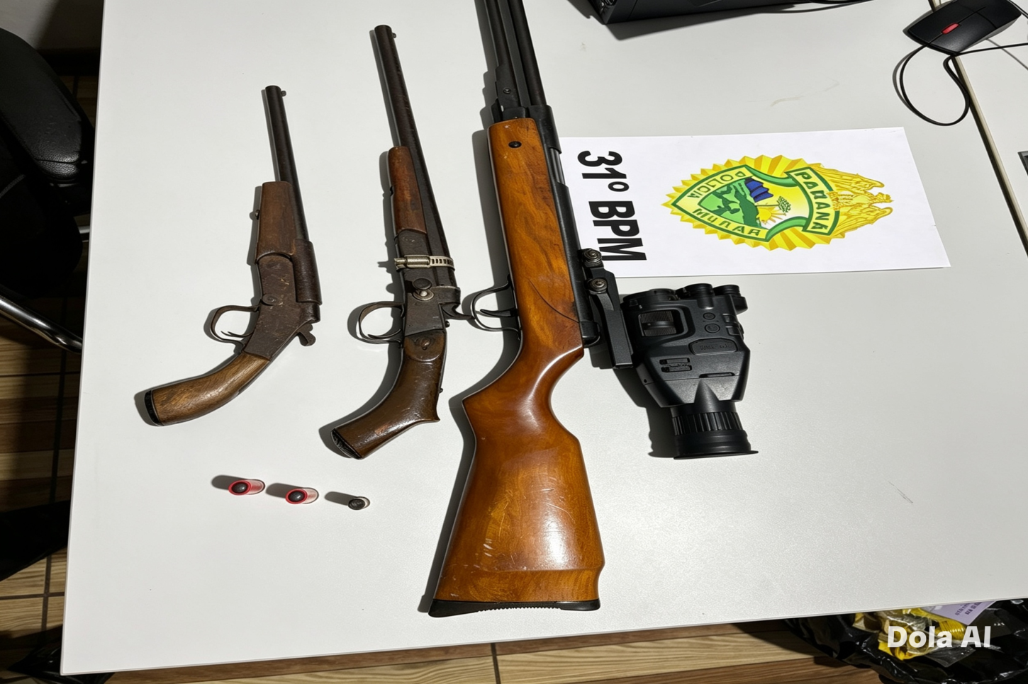 Homem é preso por violência doméstica e arsenal irregular é apreendido