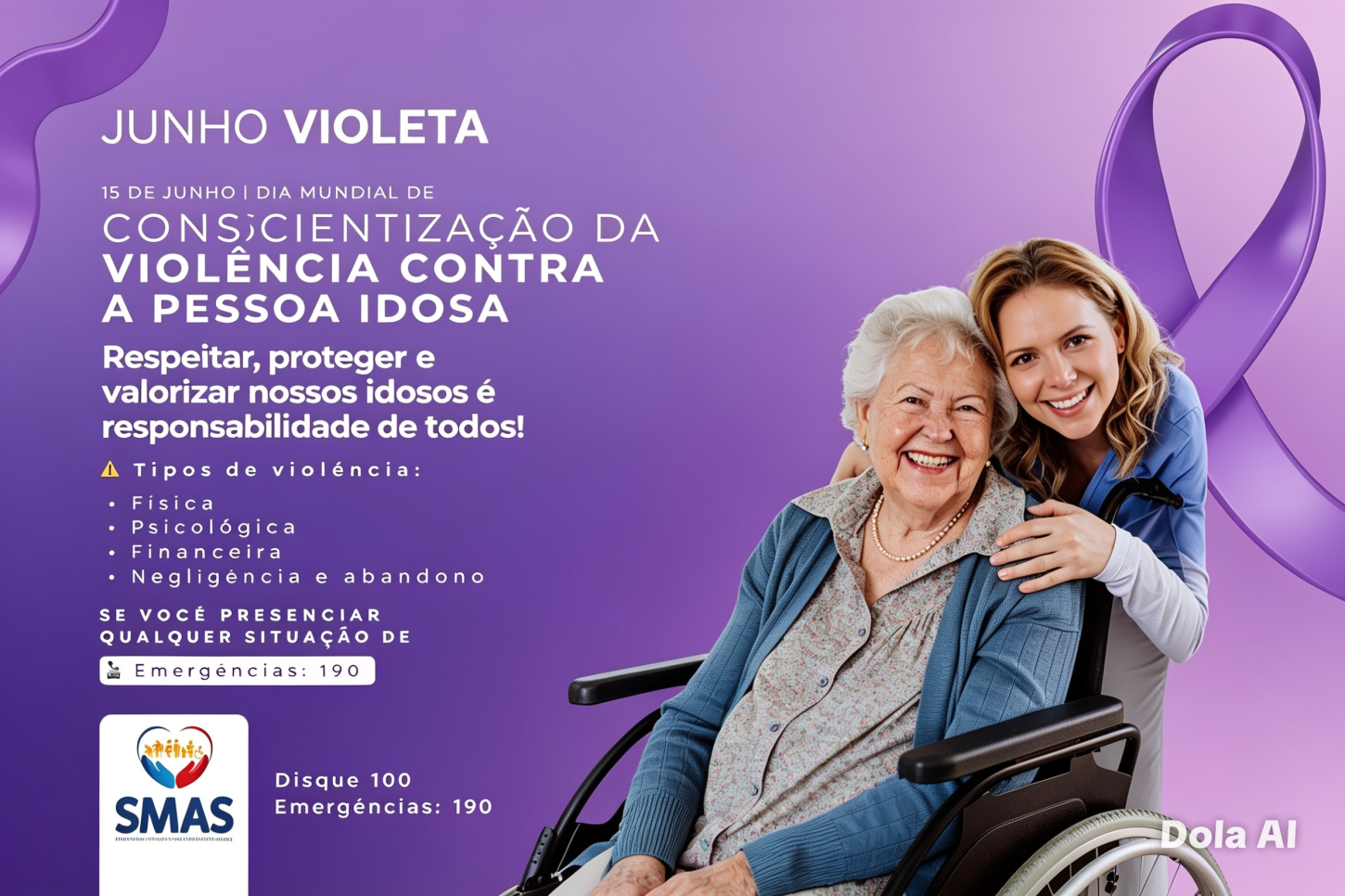 Junho Violeta mobiliza Palotina na defesa dos direitos e da dignidade da pessoa idosa