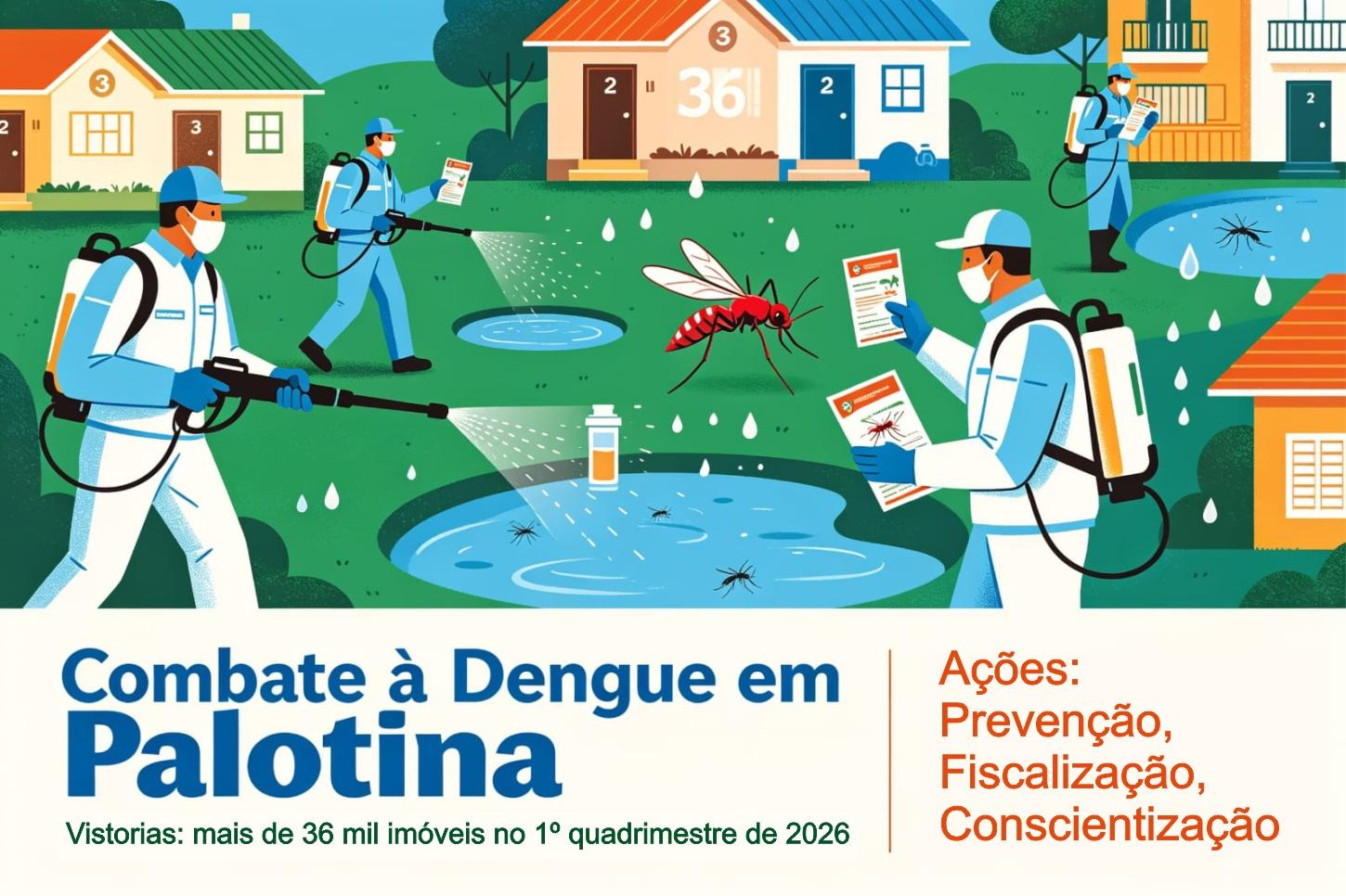 Palotina amplia combate à dengue e reforça vigilância contra o Aedes aegypti