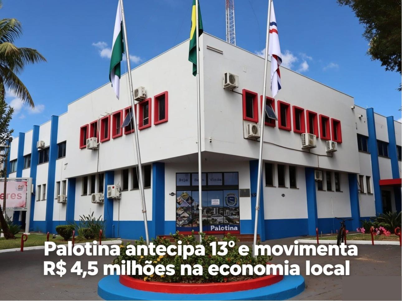 Palotina antecipa 13º e movimenta R$ 4,5 milhões na economia local