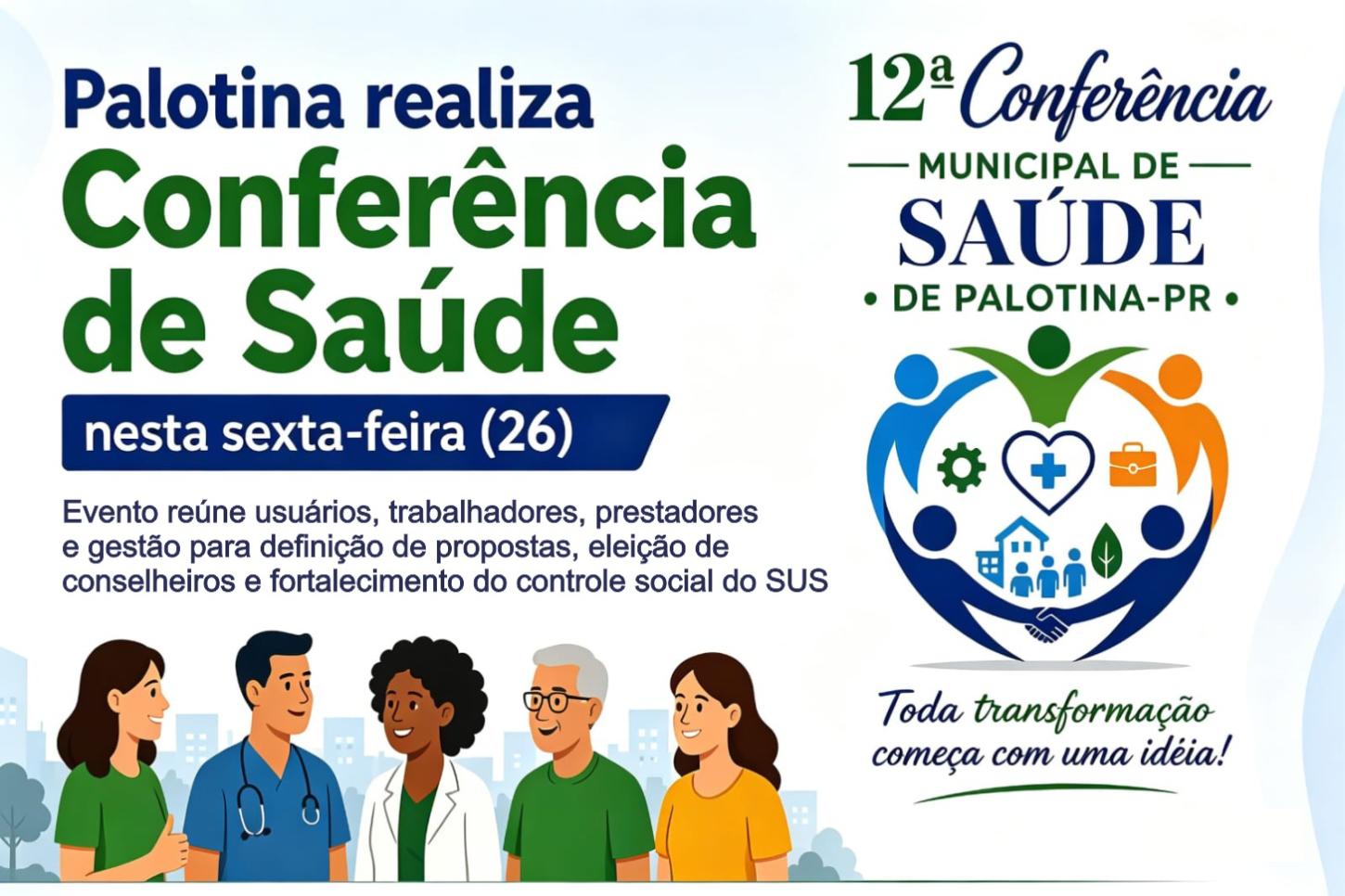 Palotina realiza Conferência de Saúde nesta sexta-feira (26)