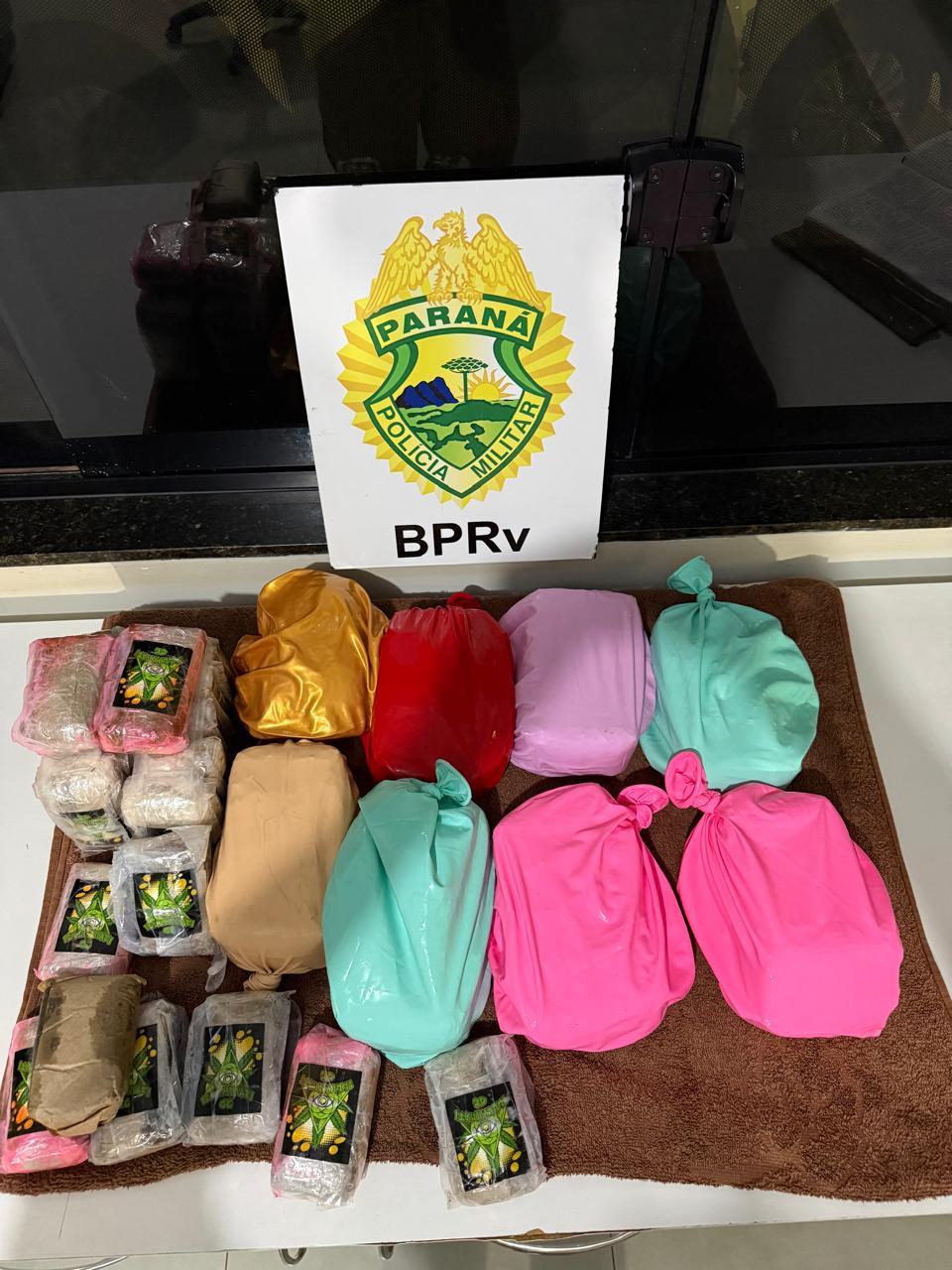Veículo abordado pela equipe ROTAM da Polícia Rodoviária na PR-323 transportava 12,050 quilos de haxixe marroquino escondidos no tanque de combustível