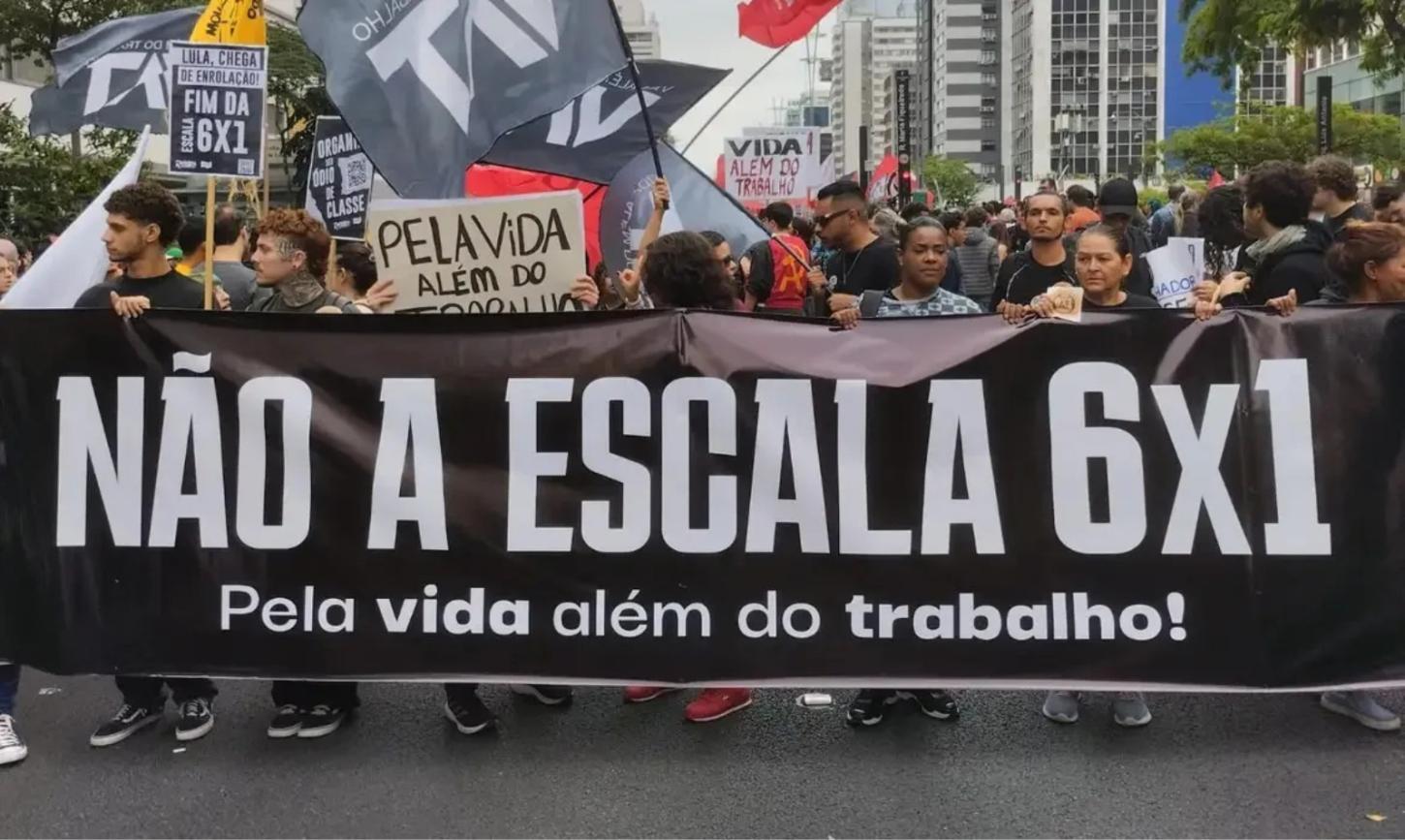 Manifestação pelo fim da escala 6×1 | Crédito: Letycia Bond/Agência Brasil