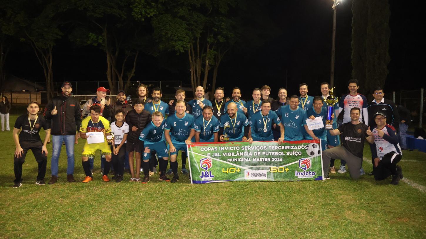 Magna Clinic/Zanella Construtora, time campeão na categoria 40+