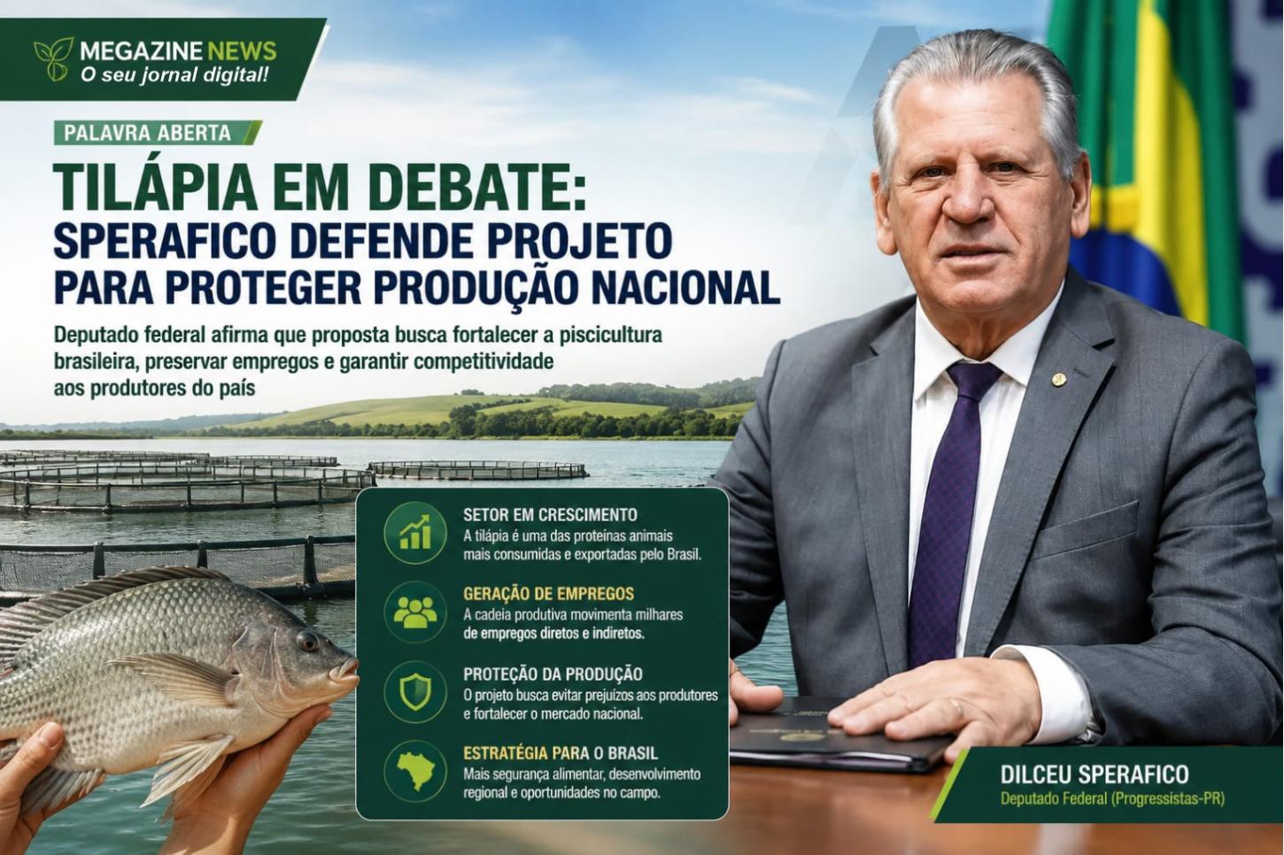 Sperafico defende projeto para proteger produção nacional