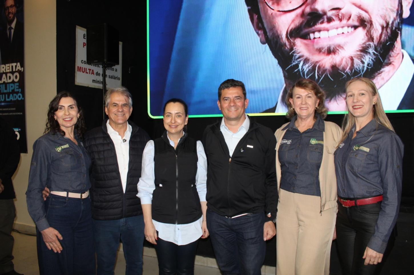 Lideranças do PL estiveram em Palotina nesta quinta-feira (16)