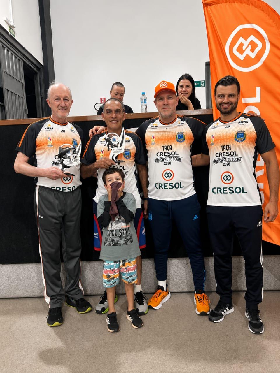 Adilson Ramos venceu Mauro Basso por 12 a 7 na grande final da Taça Cresol e conquistou o título do Campeonato Municipal de Bocha Individual de Palotina