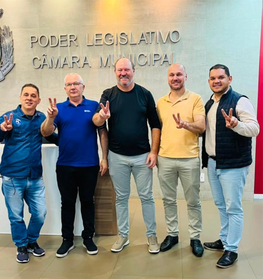 Conversa produtiva com os vereadores do PL de Palotina Gilvano Borin e Ademir Paludo