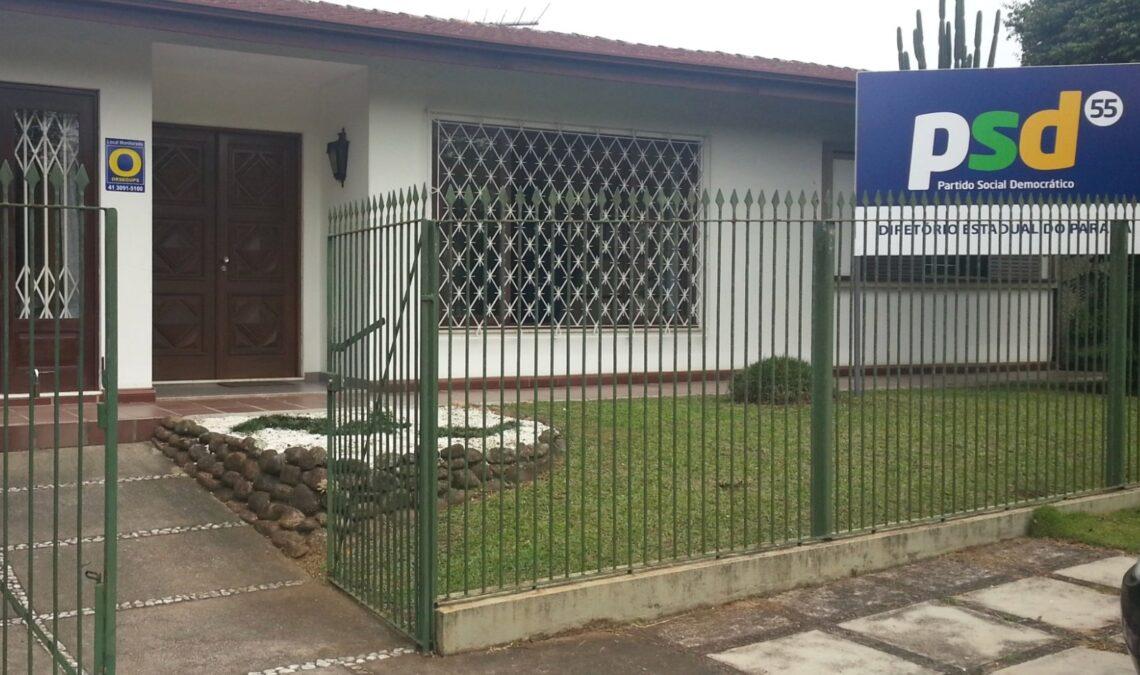 Sede do Diretório do PSD em Curitiba, concentra as decisões que irão nortear a estratégia da legenda para as eleições de 2026