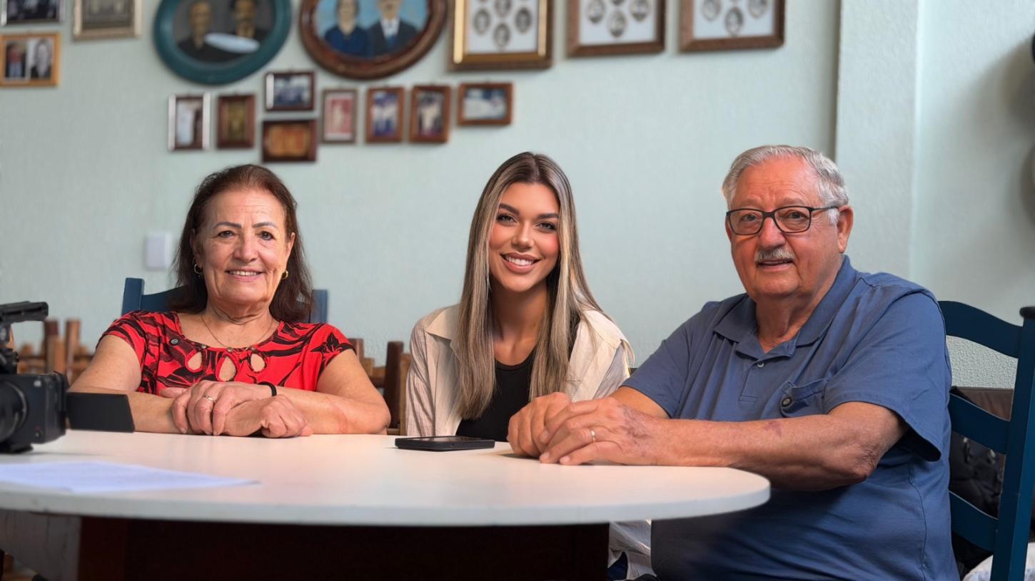 Valdir Brondani e Nadir Delai Brondani compartilharam lembranças da chegada em Palotina, relembrando os desafios enfrentados pelos pioneiros
