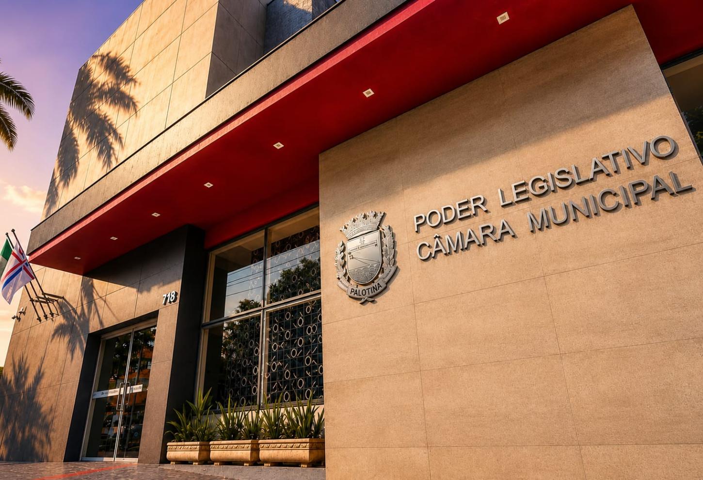 A Câmara Municipal de Palotina entra em recesso parlamentar entre os dias 20 de julho e 3 de agosto
