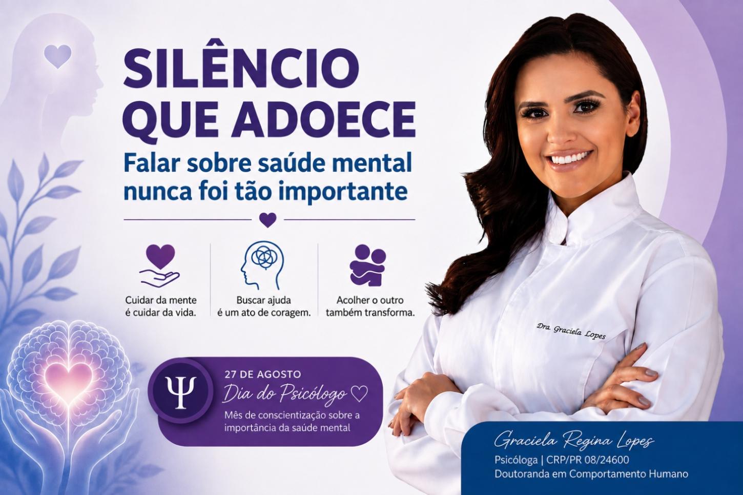 Falar sobre saúde mental nunca foi tão importante