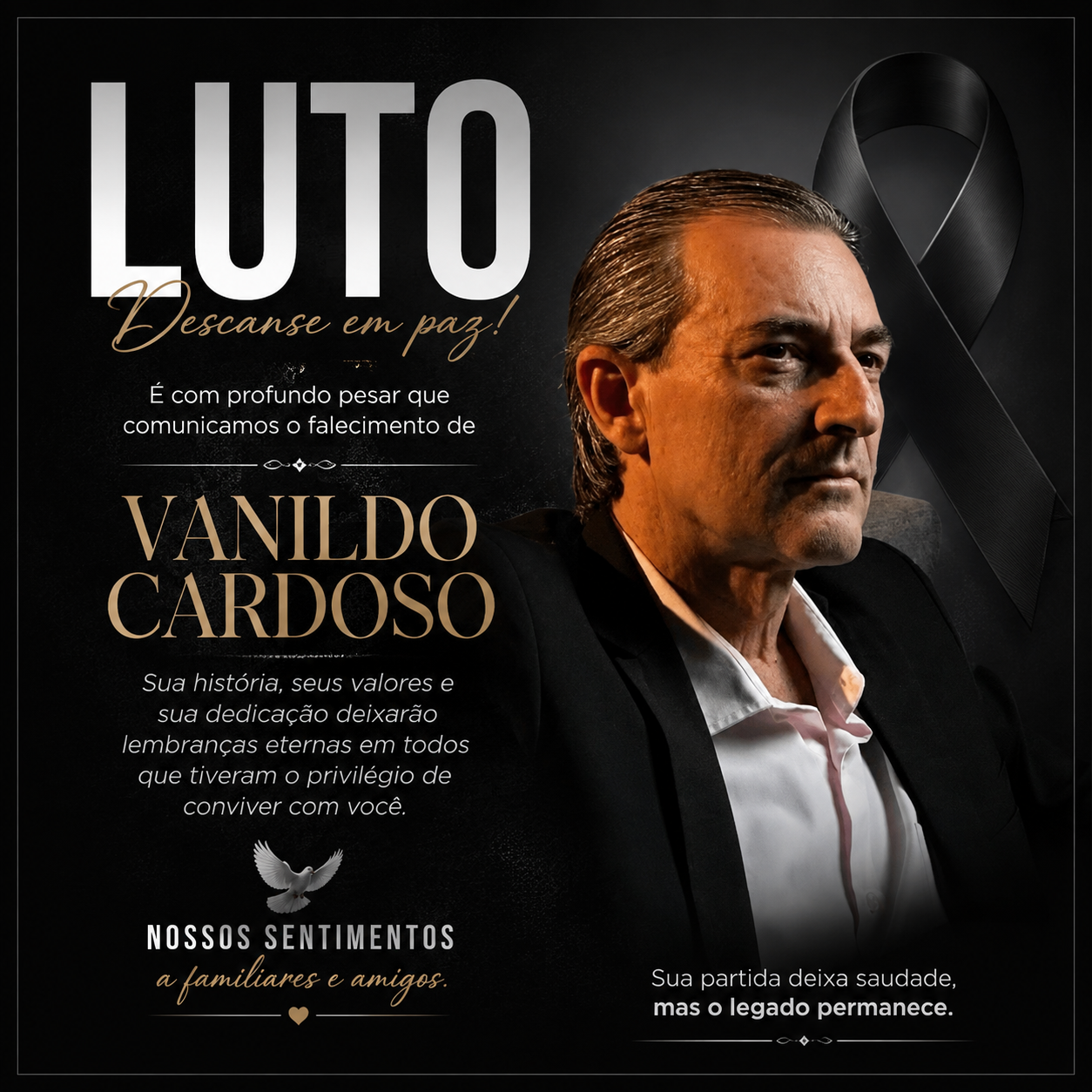 O adeus da imprensa a Vanildo Cardoso: uma trajetória marcada pelo talento, carisma e humildade