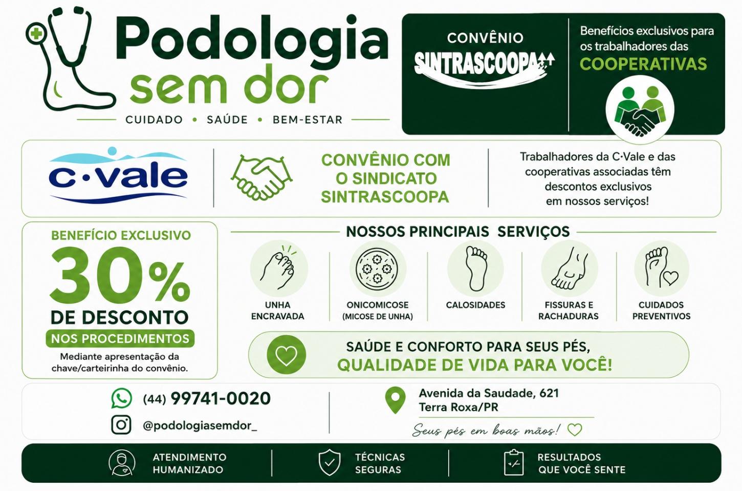 Com o Chave de Desconto, o Sintrascoopa amplia sua rede de benefícios e reafirma seu compromisso em oferecer aos trabalhadores sindicalizados mais acesso, economia, saúde e qualidade de vida