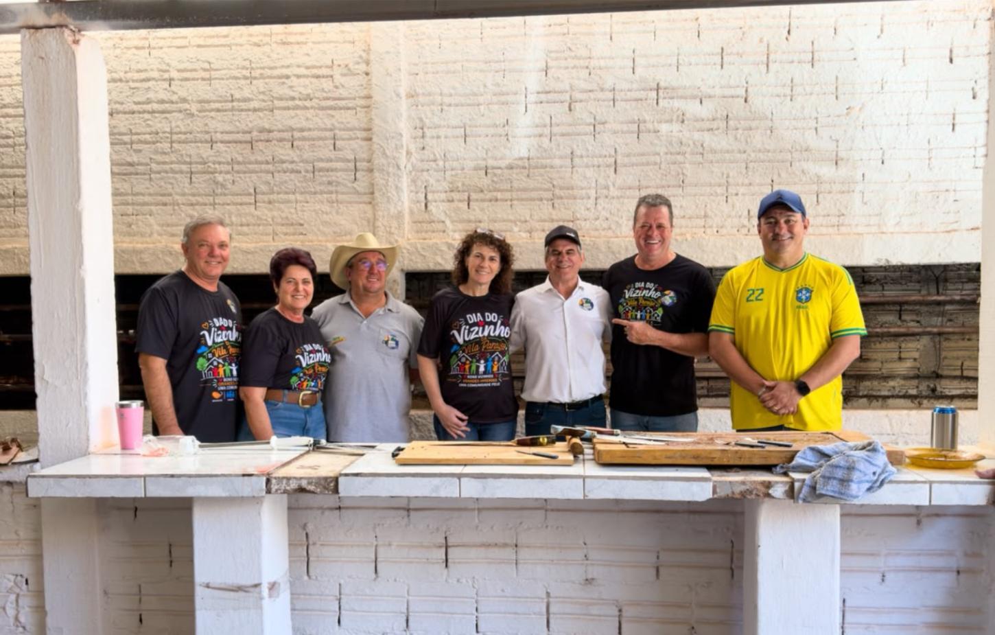 O ex-prefeito de Palotina e candidato a deputado estadual pelo PL, Luiz Ernesto de Giacometti, participou neste domingo (23) da 26ª edição da Festa do Dia do Vizinho