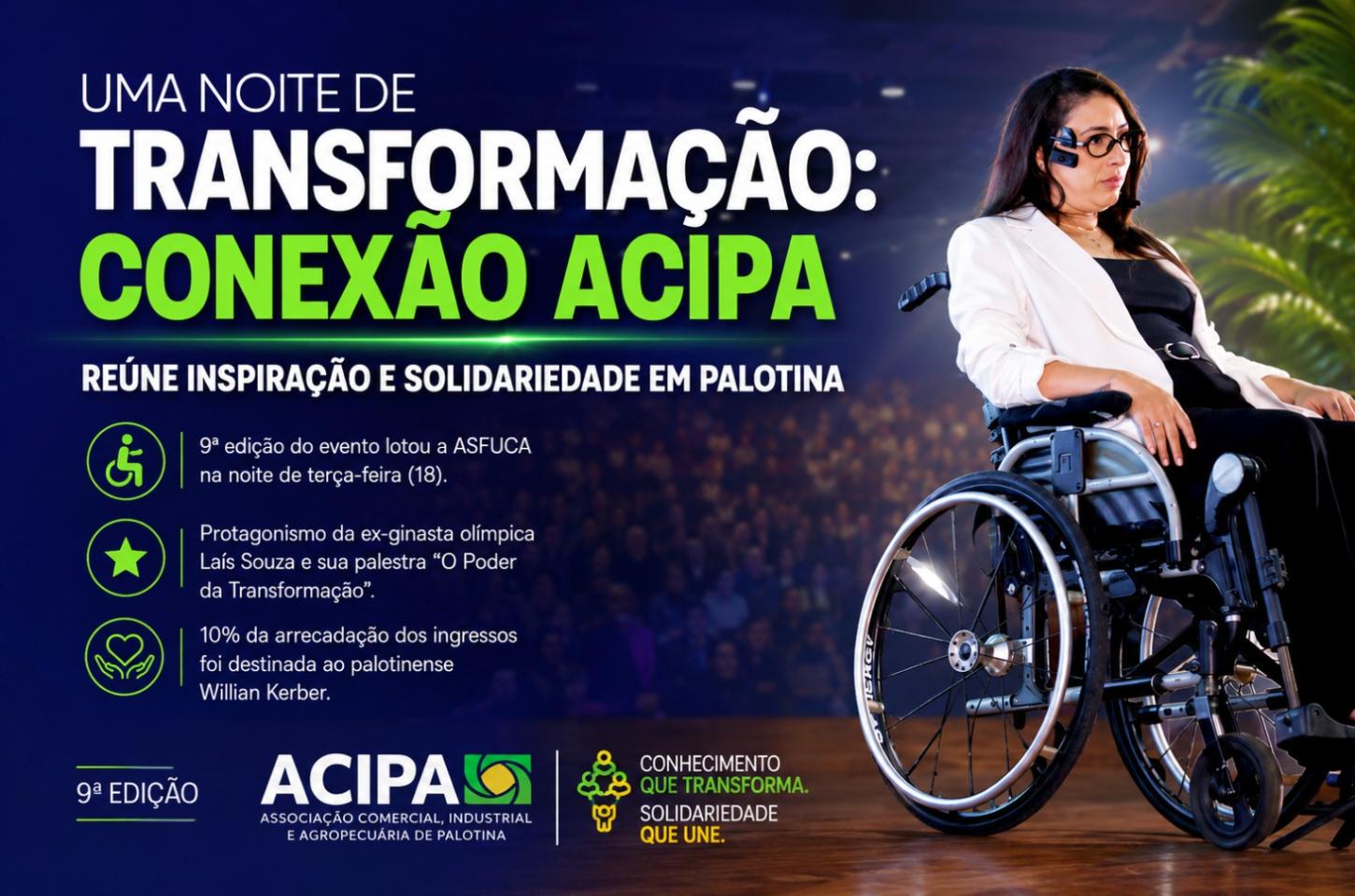 Uma noite de transformação: Conexão ACIPA reúne inspiração e solidariedade em Palotina