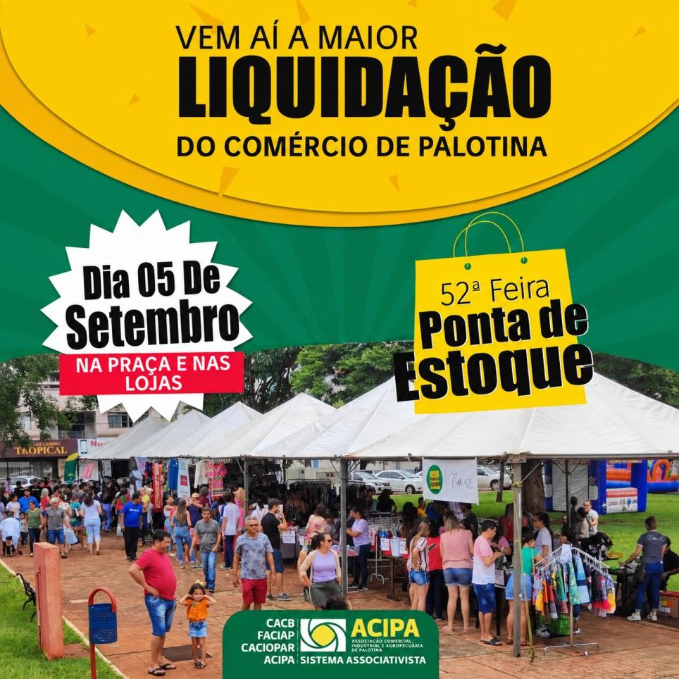 52ª Feira Ponta de Estoque reúne mais de 30 empresas e movimenta Palotina neste sábado
