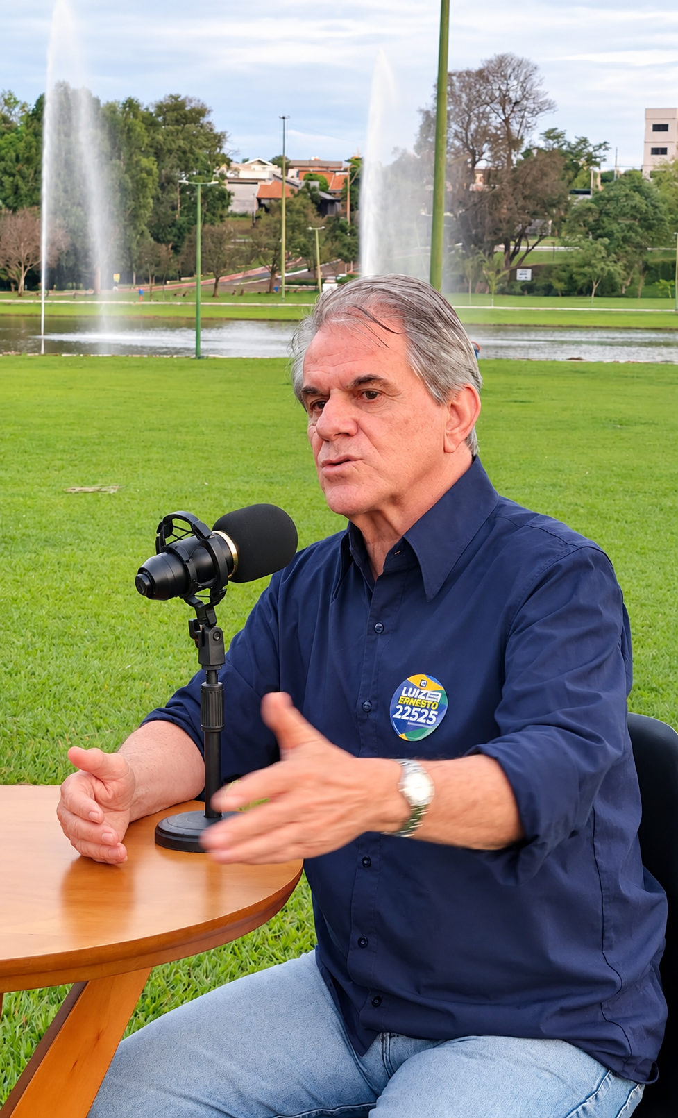 Luiz Ernesto de Giacometti, médico e ex-prefeito de Palotina por quatro mandatos, disputa uma cadeira na Assembleia Legislativa do Paraná e coloca a representação de Palotina e do Oeste entre os temas de sua campanha. (Foto: Marcelo Silva)