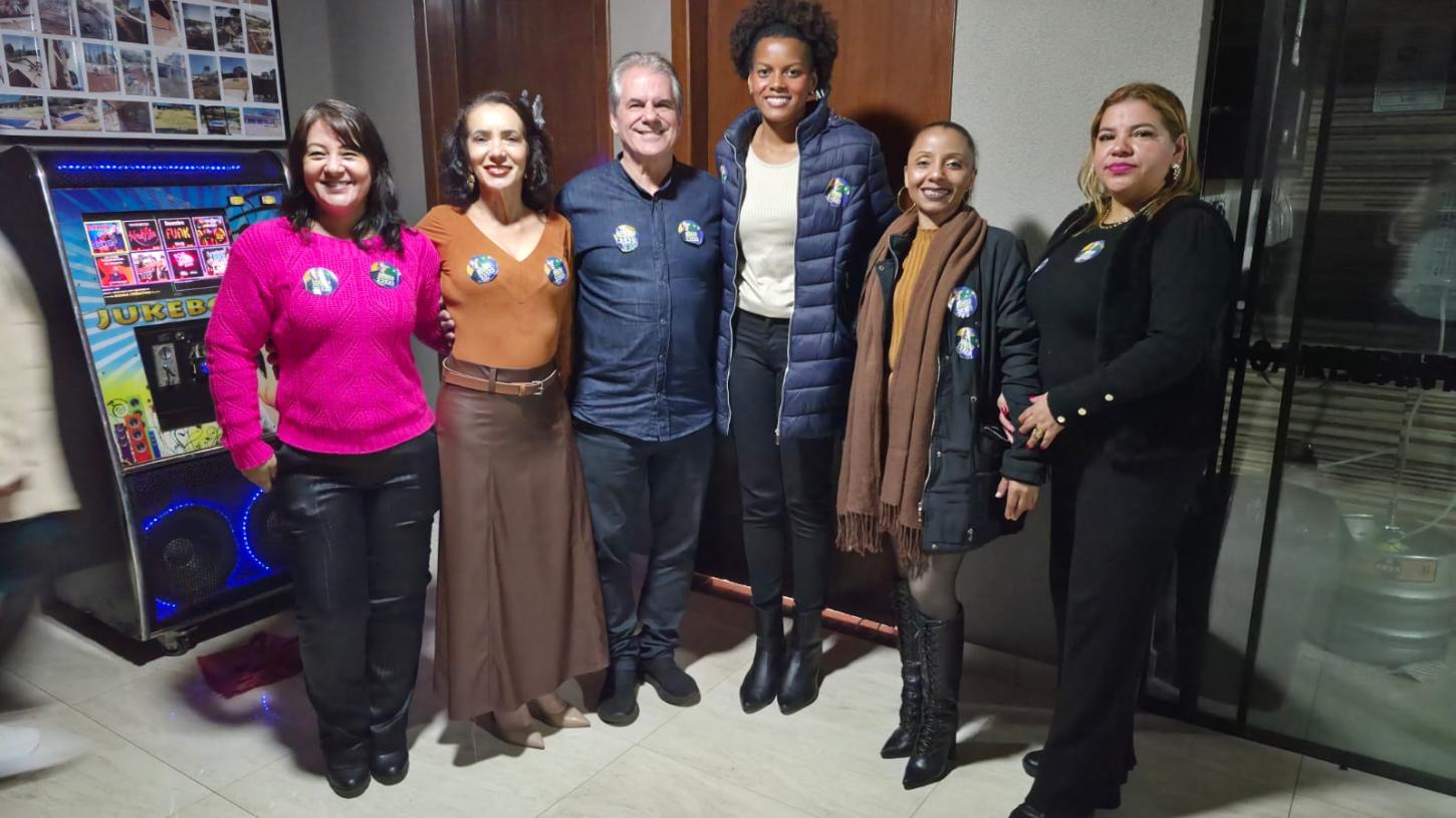 Luiz Ernesto participou neste sábado (19) de encontro político em Jardim Alegre