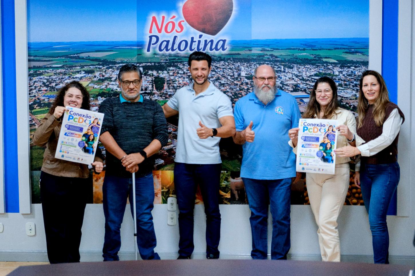 Palotina realiza neste domingo (20), a partir das 15h30, na Praça Amadeo Piovesan, a primeira edição do Conexão PcD, com atividades de inclusão, lazer, convivência e informação para pessoas com deficiência, familiares e toda a comunidade