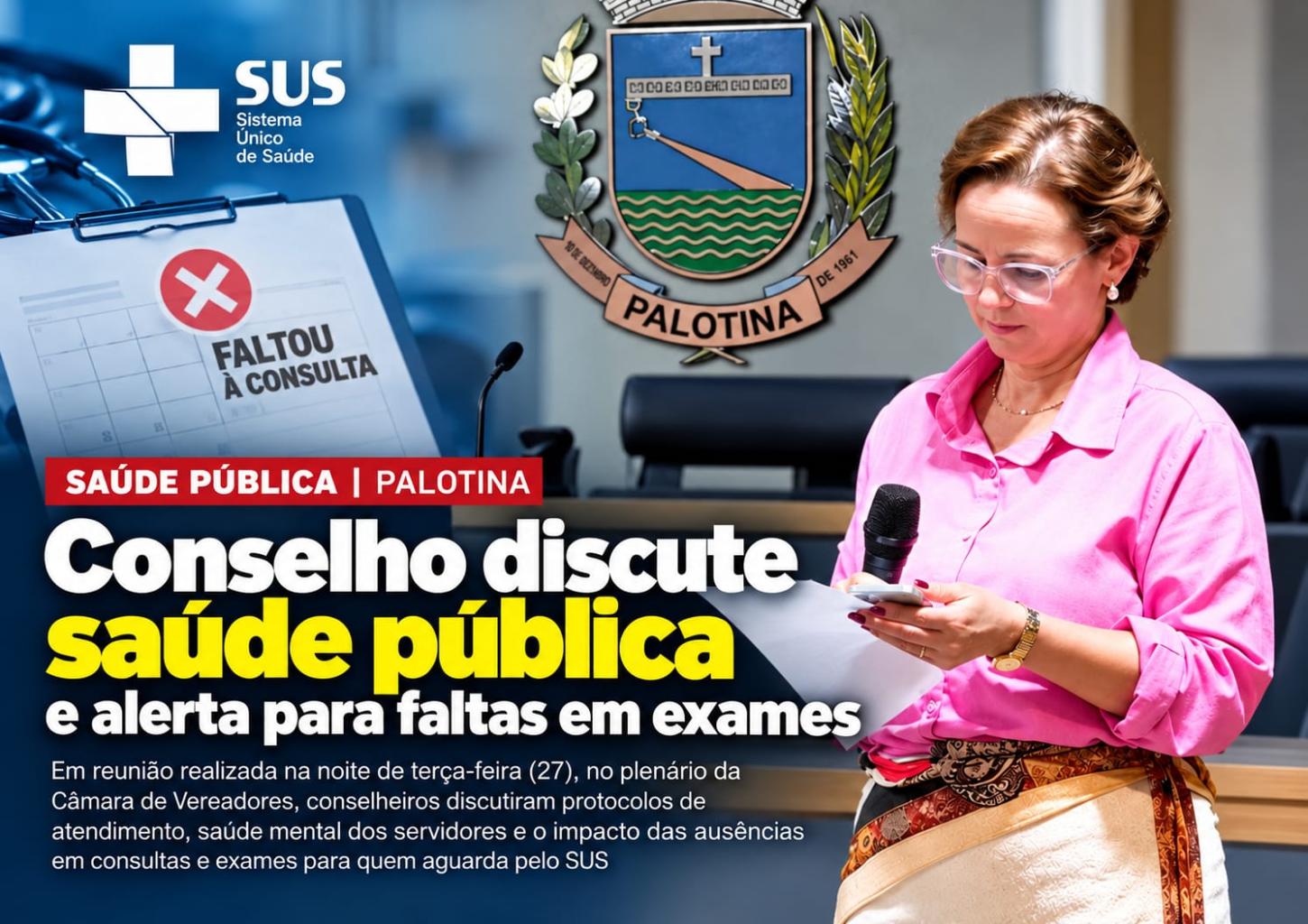 Conselho discute saúde pública e alerta para faltas em exames