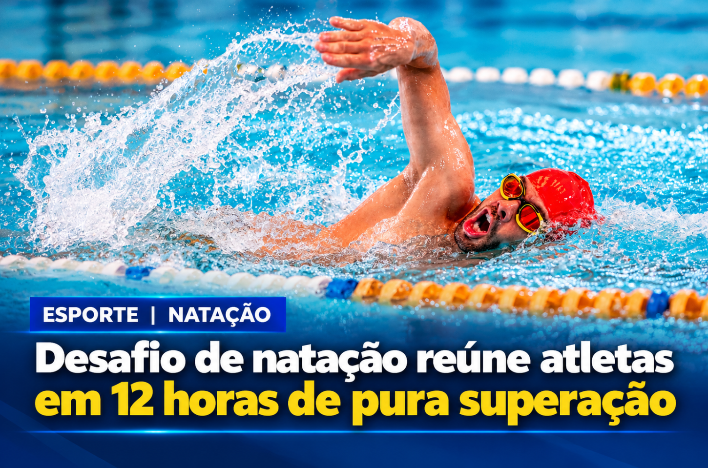 Desafio de natação reúne atletas em 12 horas de pura superação