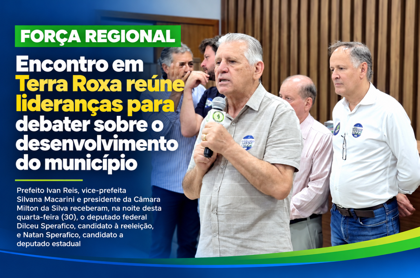 Encontro em Terra Roxa reúne lideranças para debater sobre o desenvolvimento do município 