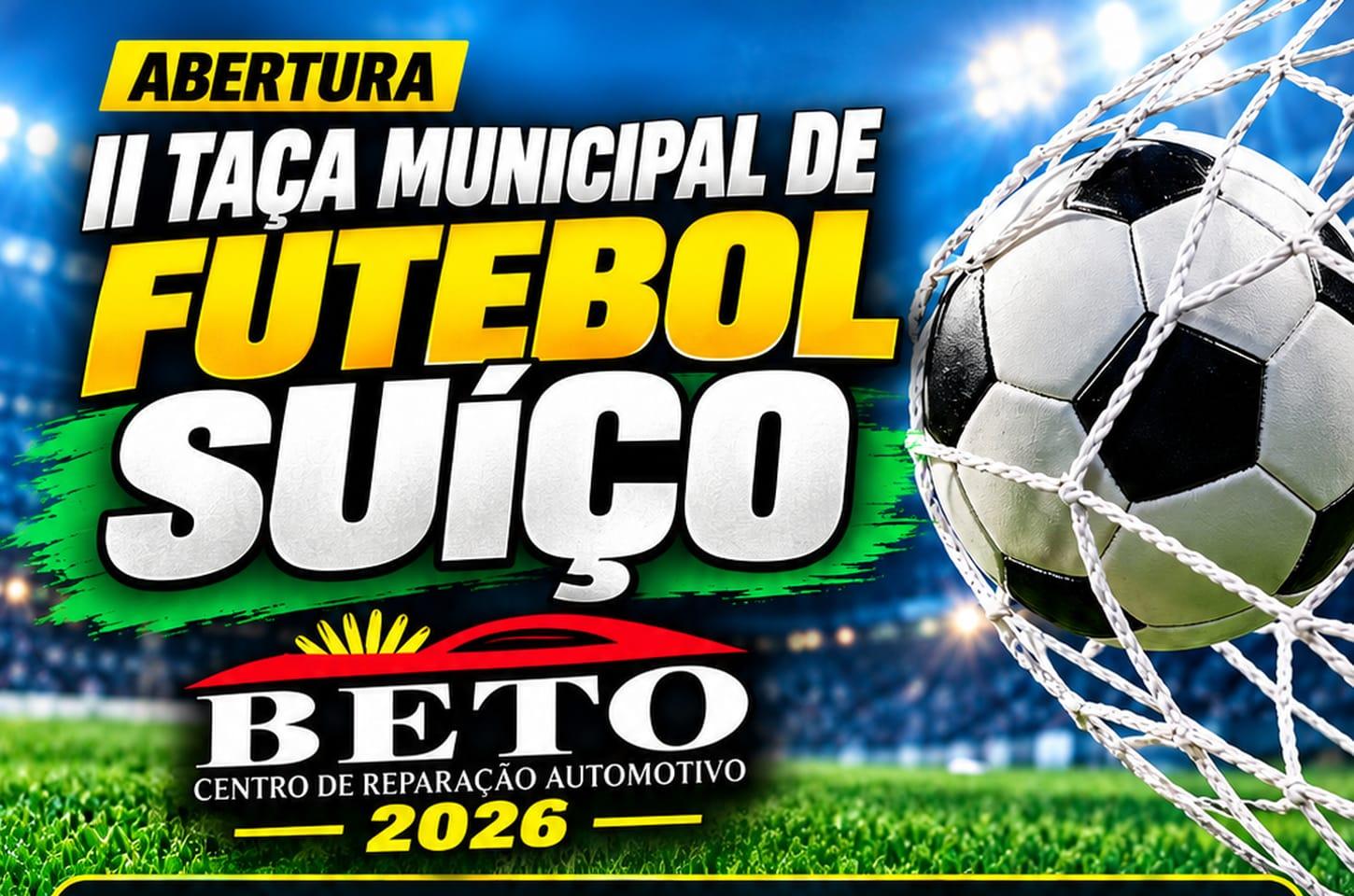 II Taça Municipal de Futebol Suíço começa neste sábado com seis jogos