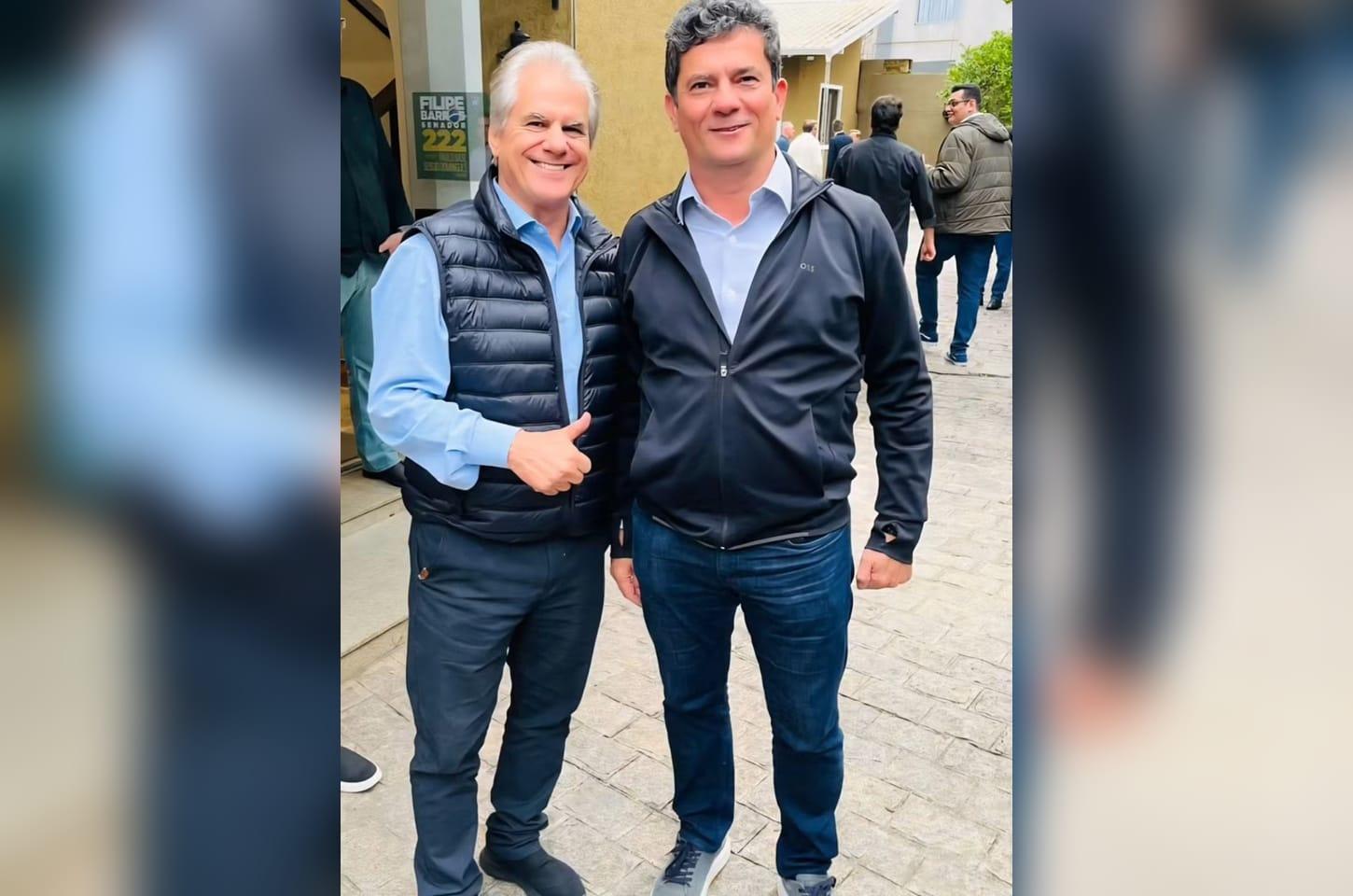 Luiz Ernesto se reúne com Sérgio Moro em Curitiba e reafirma compromisso com o desenvolvimento do Oeste do Paraná