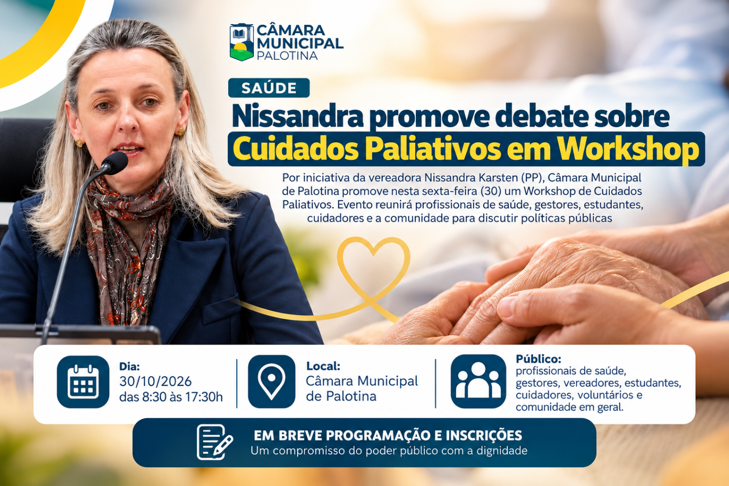 Nissandra promove debate sobre Cuidados Paliativos em Workshop