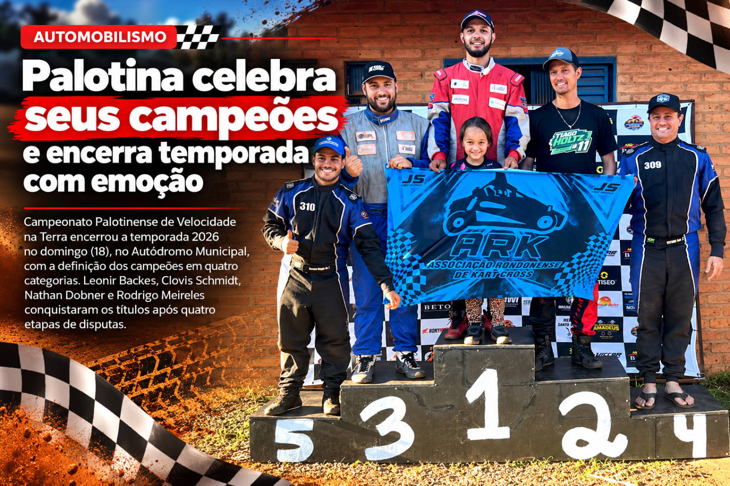 Palotina celebra seus campeões e encerra temporada com emoção