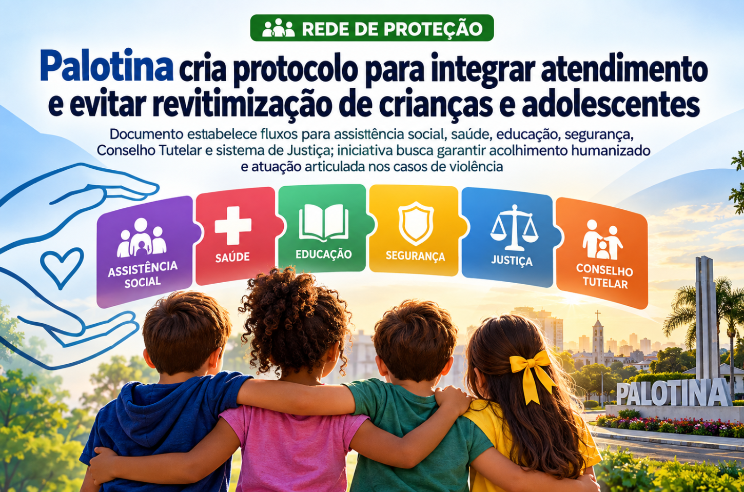 Palotina cria protocolo para integrar atendimento e evitar revitimização de crianças e adolescentes