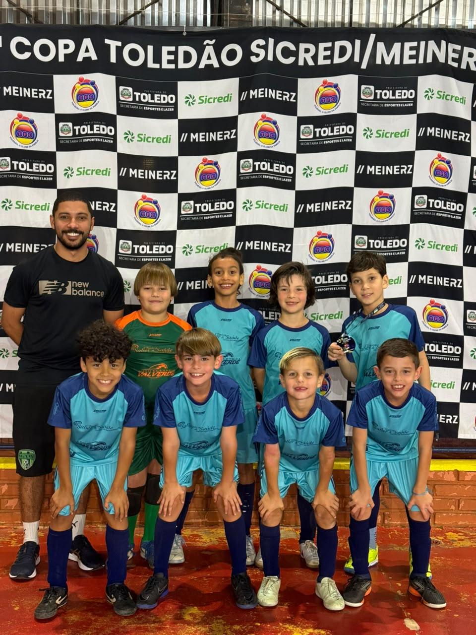 Equipe Sub-08 de Palotina chega invicta à semifinal da Copa Toledão, com cinco vitórias e 26 gols marcados