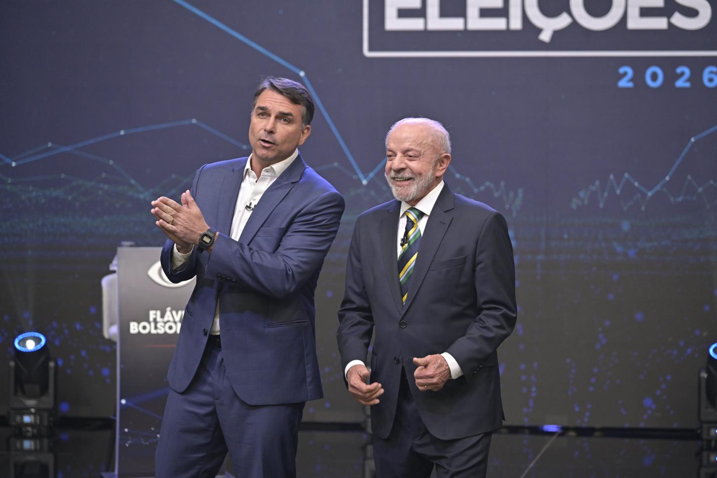 Flávio Bolsonaro (PL) e Luiz Inácio Lula da Silva (PT) chegam à última semana do segundo turno em empate técnico