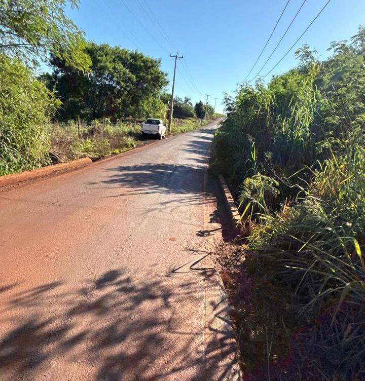 Uma das três pontes rurais de Palotina que receberão obras de alargamento. O investimento total de R$ 828,4 mil